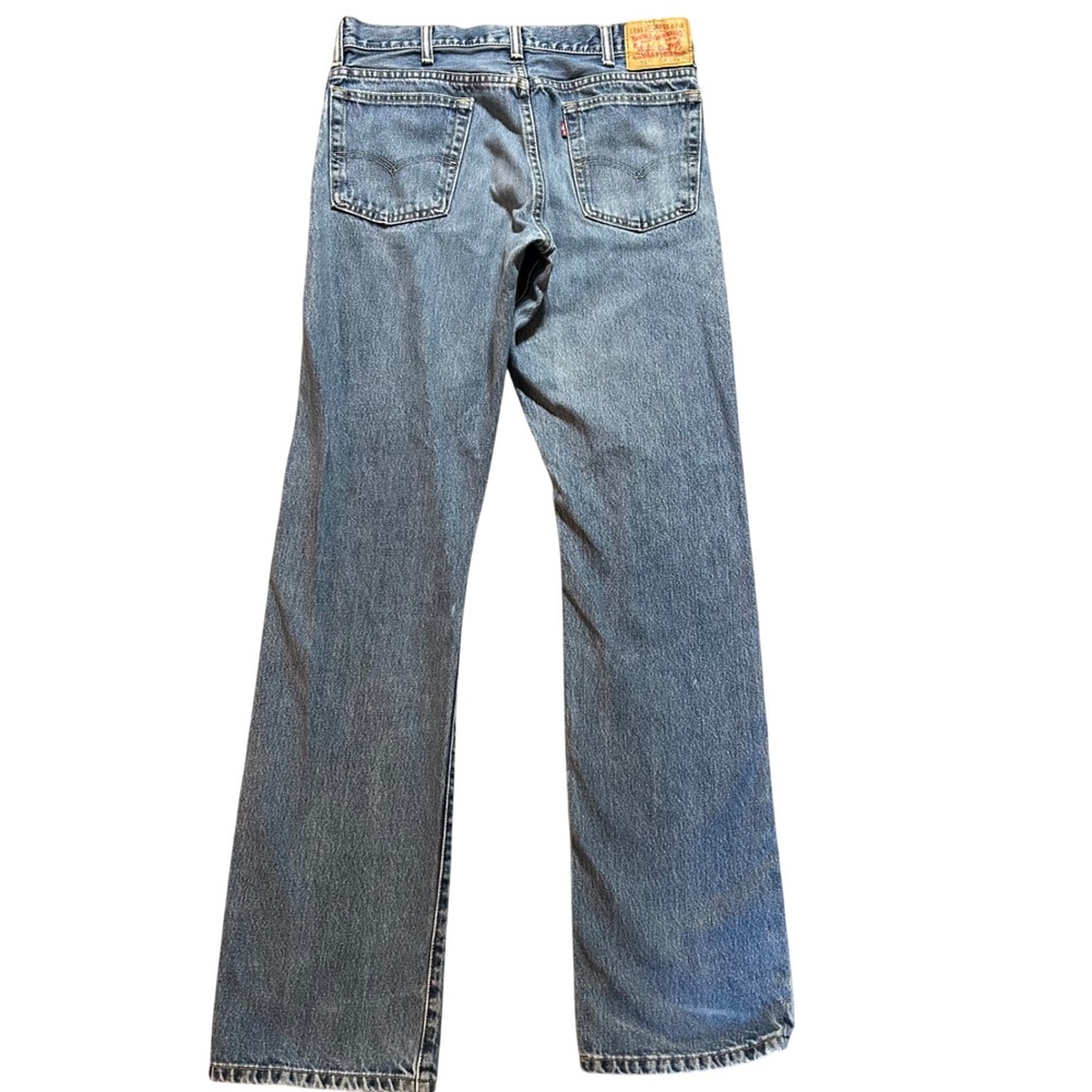 Levis 517 Jeans Mens 34x36 Blue Bootcut Denim Medium Wash Slim Fit Pants